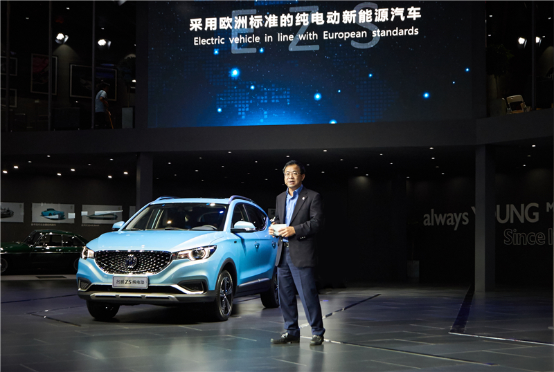 名爵ZS純電動(dòng)廣州車展首秀 采用歐洲標(biāo)準(zhǔn)的純電動(dòng)新能源車最吸睛